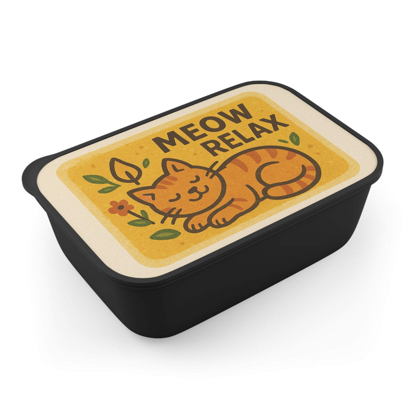 PLA Bento Box with Band and Utensils